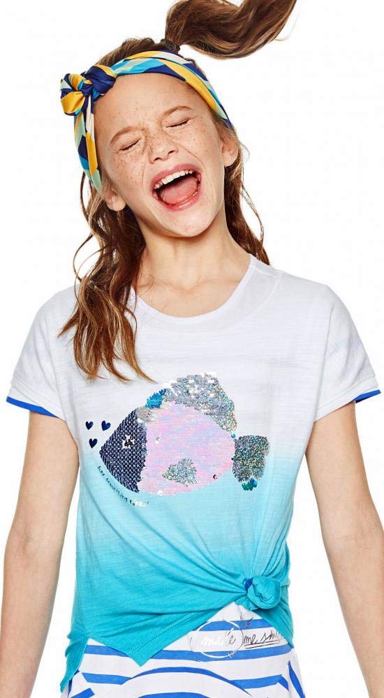 Desigual TS_Manitoba 18SGTK56 t-Shirt Bambina Pesce