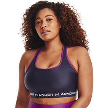 Carica l&#39;immagine nel visualizzatore di Gallery, Under Armour Reggiseno Sportivo Crossback Mid Impact Sport Bras Donna
