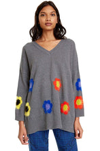 Carica l&#39;immagine nel visualizzatore di Gallery, Desigual Maglione Over Donna Grigio JERS Regina 19wwjf47 2008
