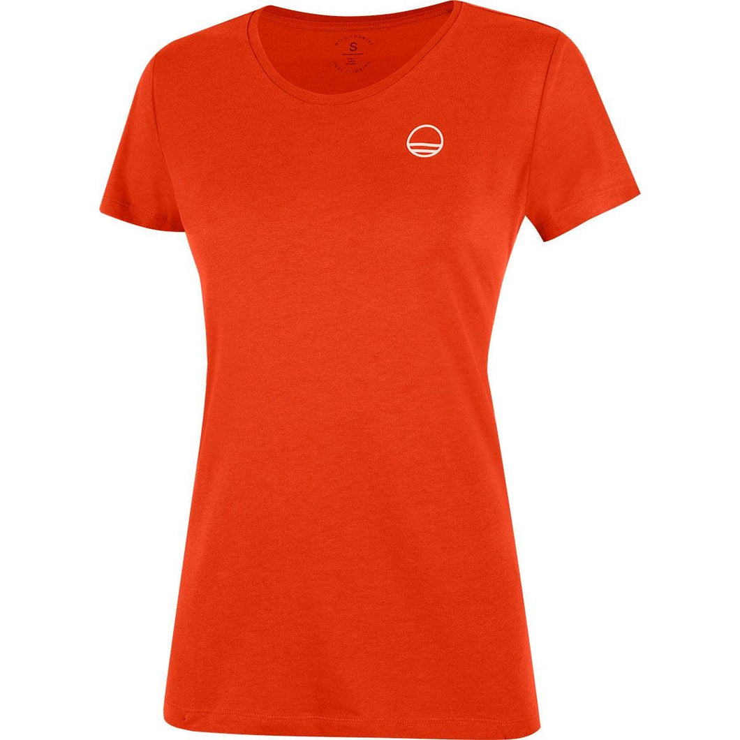Wild Country Maglietta Stamina Graphic Donna, Rosso