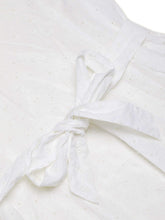 Carica l&#39;immagine nel visualizzatore di Gallery, NORTH SAILS Broderie Anglaise Donna Abito Mini in Cotone - vestibilità Slim con Maniche Corte e Tasche sui Fianchi
