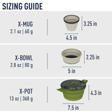 Carica l&#39;immagine nel visualizzatore di Gallery, Cocina plegable X-Set: 31 5pc (X-Pot 2.8L, 2 X-Bowls, 2 X-Mugs)
