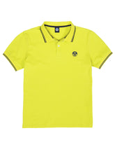 Carica l&#39;immagine nel visualizzatore di Gallery, North Sails Uomo Polo a Righe di Base con Logo e Maniche Corte Verde - XL
