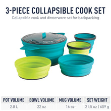 Carica l&#39;immagine nel visualizzatore di Gallery, Cocina plegable X-Set: 31 5pc (X-Pot 2.8L, 2 X-Bowls, 2 X-Mugs)
