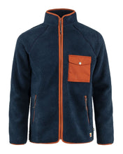 Carica l&#39;immagine nel visualizzatore di Gallery, Fjällräven Vardag Pile Fleece M, Blu Navy, S Uomo
