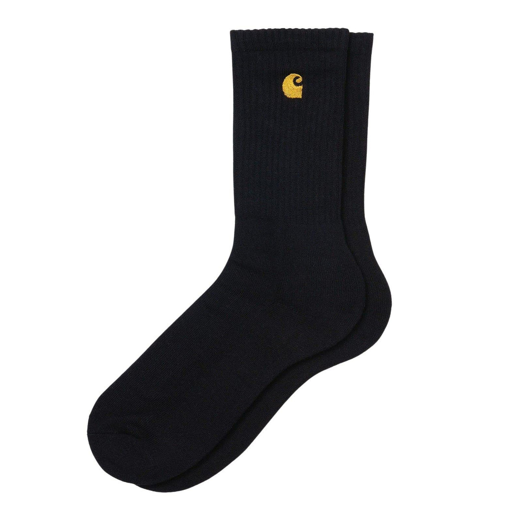 Carhartt Chase Socks I029421 Black CALZINO Spugna