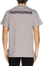 Carica l&#39;immagine nel visualizzatore di Gallery, Propaganda Maglietta Uomo Logo Tee T-Shirt a Manica Corta Grey Grigio
