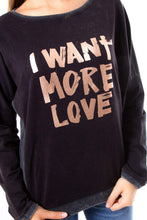 Carica l&#39;immagine nel visualizzatore di Gallery, Desigual Felpa Donna Nero Sweat Want More 19wwsk33 2000
