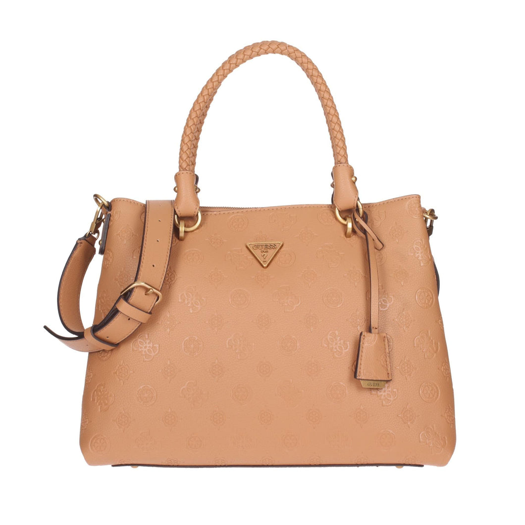 Guess BORSA DONNA D CARAMEL HWPB8403100CAR helaina society borsa a mano con tracolla CARAMEL ND scelta=P