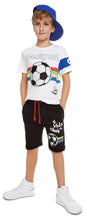 Carica l&#39;immagine nel visualizzatore di Gallery, Desigual Bermuda A Coste Baseball 19SBPK07 Pantalone Pallone Bambino
