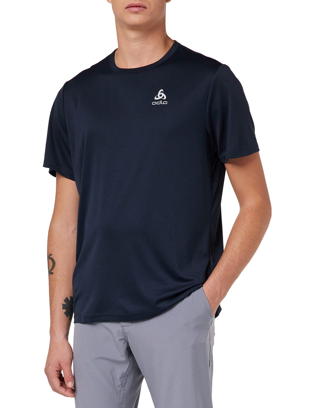 Odlo T/Shirt Crew Neck S/S Cardada - Dark Sapphire T-Shirt Uomo