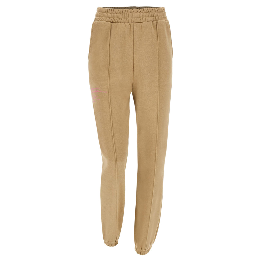 FREDDY - Pantaloni Sportivi in Felpa Garzata con Stampa Lettering