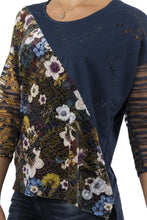 Carica l&#39;immagine nel visualizzatore di Gallery, Desigual T-Shirt Manica Lunga Donna TS KIRUNE 18WWTK93 Graphic Tee m Blu
