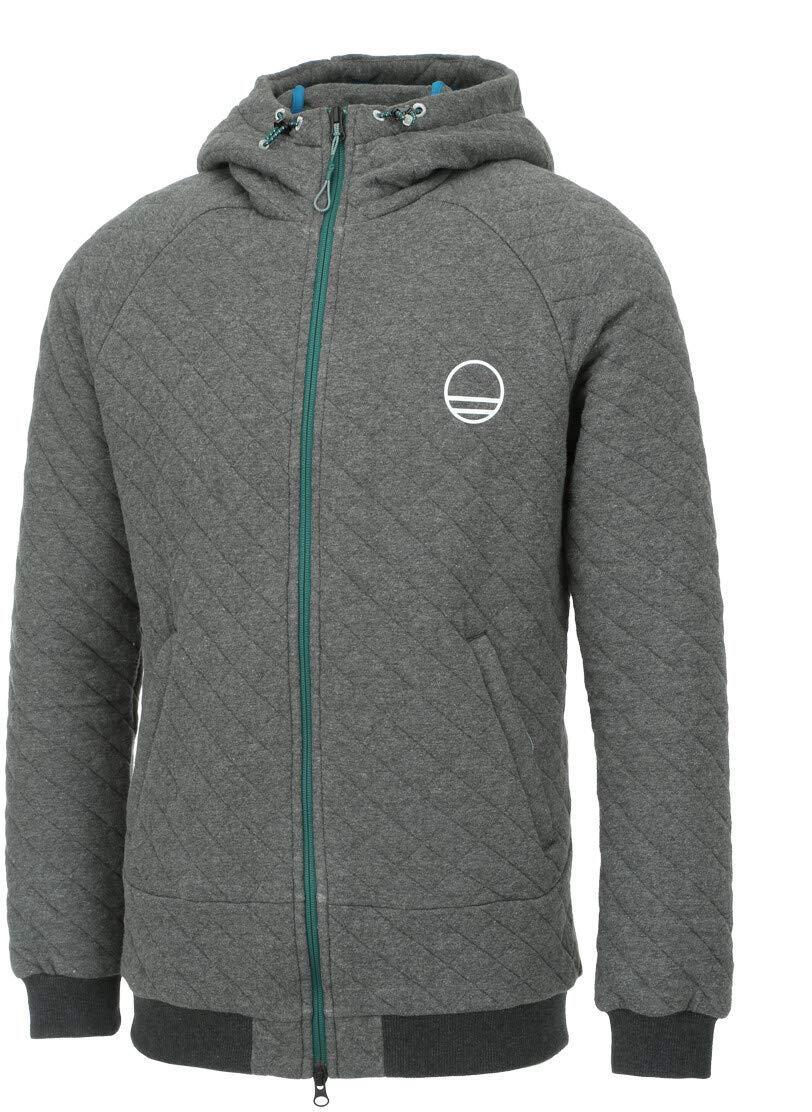 Wild Country Felpa con Cappuccio Transition Zip Uomo, Dark Grey Melange (S)
