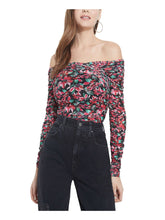 Carica l&#39;immagine nel visualizzatore di Gallery, Guess Florencia Top Maglietta a Maniche Lunghe Senza Collo, Rosa, L Donna

