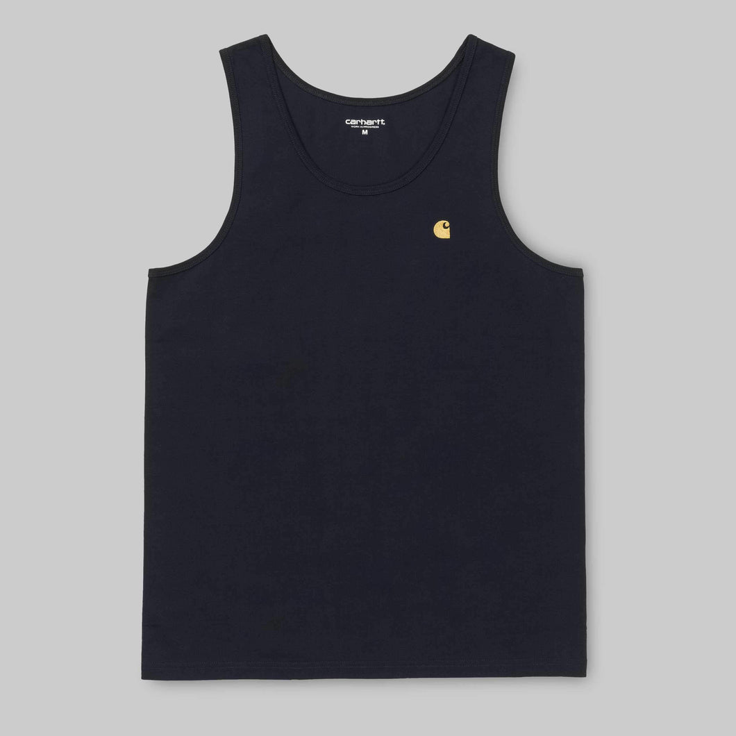 CARHARTT WIP Chase A-Shirt Canotta Smanicato Uomo Dark Navy