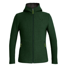 Carica l&#39;immagine nel visualizzatore di Gallery, SALEWA Giacca Felpata con Cappuccio Sarner 2L Wo Full Zip Uomo, Deep Forest, S
