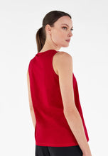 Carica l&#39;immagine nel visualizzatore di Gallery, FREDDY - Canotta Comfort Fit in Jersey Grafica in Paillettes Sparsa
