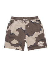 Carica l&#39;immagine nel visualizzatore di Gallery, Franklin &amp; Marshall Shorts in Felpa Over Fit con Stampa Allover Camouflage Bermuda in Felpa Camo (XS)

