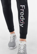 Carica l&#39;immagine nel visualizzatore di Gallery, FREDDY - Pantaloni Sportivi con Stampa Floreale E Taschino Zippato
