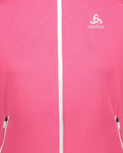 Carica l&#39;immagine nel visualizzatore di Gallery, Odlo Ceramiwarm Fleece Pile Donna Zip Intera Senza Cappuccio Rosa
