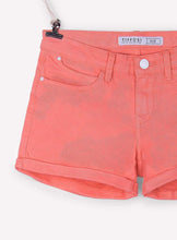Carica l&#39;immagine nel visualizzatore di Gallery, Tiffosi Chloe 10021035 Shorts Pantaloncino Bambino in Jeans Color Melone

