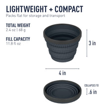 Carica l&#39;immagine nel visualizzatore di Gallery, Sea to Summit X-Series pieghevole silicone Cool Grip Camping Drinkware
