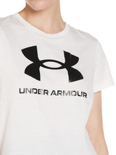 Carica l&#39;immagine nel visualizzatore di Gallery, Under Armour X T-Shirt, Bianco (102)/Nero, M Donna
