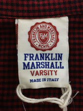 Carica l&#39;immagine nel visualizzatore di Gallery, Franklin and Marshall Camicia Uomo Manica Lunga a Quadri Rosso Neri XL

