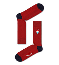 Carica l&#39;immagine nel visualizzatore di Gallery, Happy Socks 3-Pack Decoration Time Socks Set, colorati e divertenti, calzini per uomo e donna, Rosso-Blu-Nero
