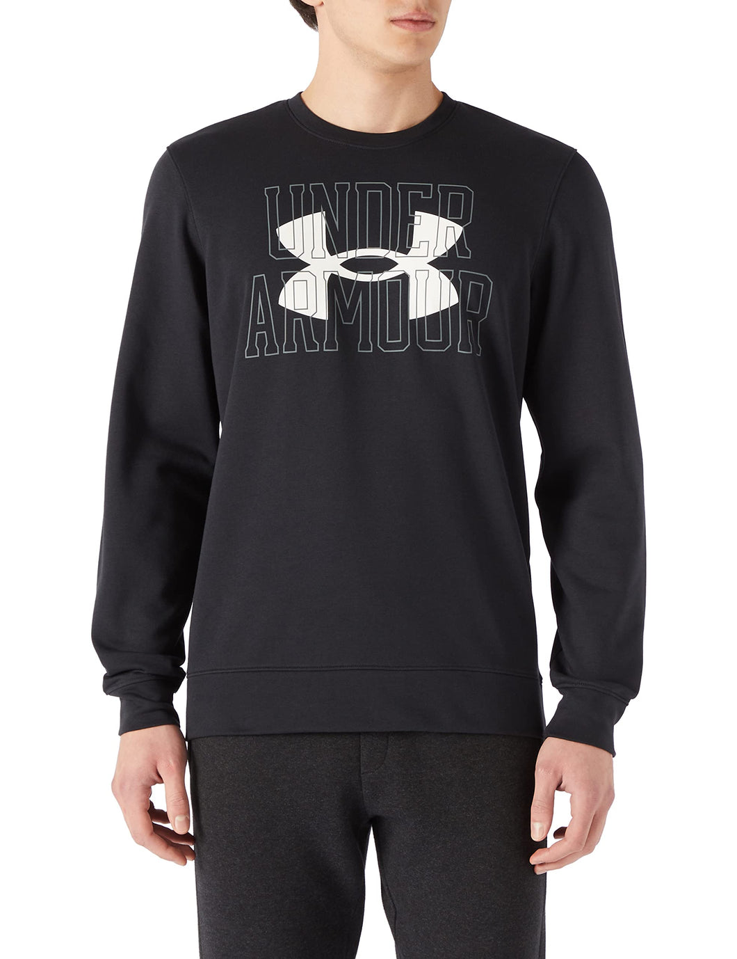 Under Armour Logo UA Rival Terry Maglia di Tuta Uomo