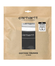 Carica l&#39;immagine nel visualizzatore di Gallery, CARHARTT WIP Boxer Cotton Trunks Black White
