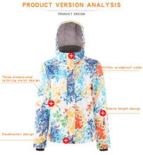 Carica l&#39;immagine nel visualizzatore di Gallery, Brunotti Jaras Womens Jacket Giacca da Sci Snowboard Donna Fantasia M
