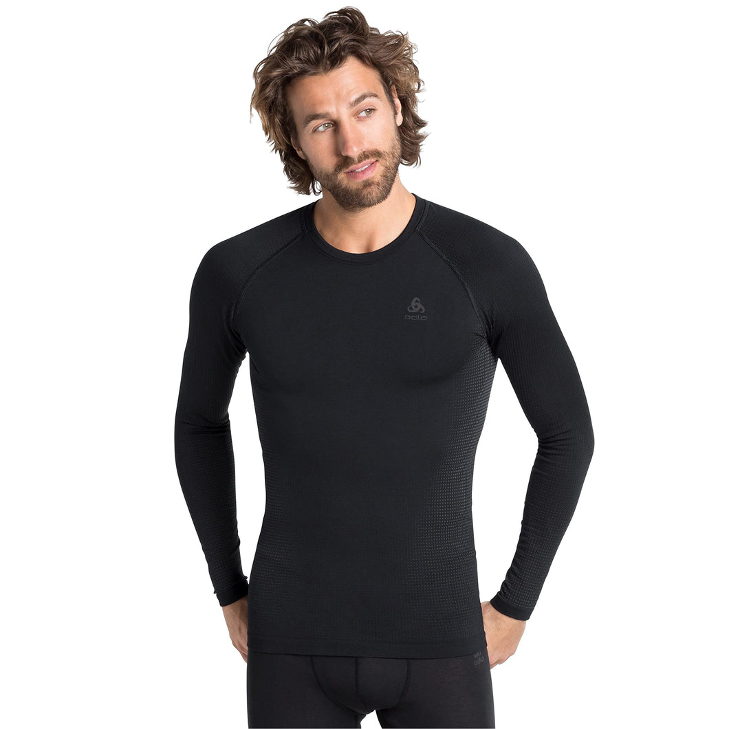 Odlo Maglietta Funzionale A Maniche Lunghe Performance Warm Eco Set Intimo Uomo (Pacco da 1)