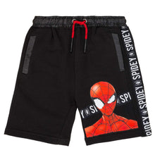 Carica l&#39;immagine nel visualizzatore di Gallery, Abasic Desigual Bermuda Sportivi Pantaloncini in Cotone Spiderman Nero
