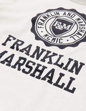 Carica l&#39;immagine nel visualizzatore di Gallery, Franklin and Marshall T-Shirt Donna Logo Old White Bianca
