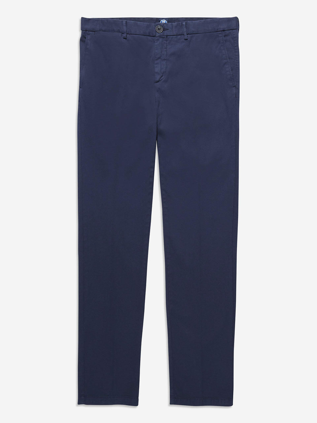 North Sails New Tech Sweat Pant Chino Pantaloni Uomo in Cotone Blu