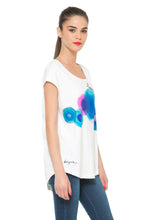 Carica l&#39;immagine nel visualizzatore di Gallery, Desigual Watercolour Circle Caridad t-Shirt
