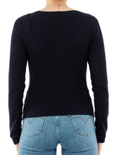 Carica l&#39;immagine nel visualizzatore di Gallery, Guess Maglione Ester Donna Cardigan con Bottoncini Brillanti Blu
