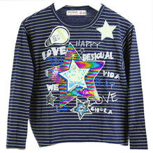 Carica l&#39;immagine nel visualizzatore di Gallery, Desigual T-Shirt Manica Lunga Bambina TS Utah 18WGTK51 Graphic Tee 11/12 Blu
