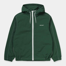 Carica l&#39;immagine nel visualizzatore di Gallery, C Carhartt WIP KASTOR Jacket Giacca Leggera Uomo Zip e Cappuccio con Retina Interna, Verde Treehouse
