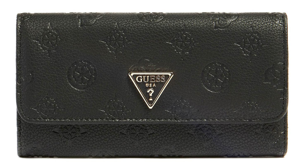 PORTAFOGLIO DONNA GUESS D NERO SWPG8403650BLA helaina portafoglio trifold NERO ND scelta=P