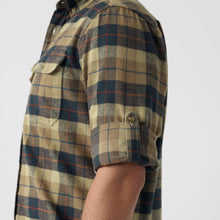 Carica l&#39;immagine nel visualizzatore di Gallery, Fjällräven Singi Heavy Flannel Shirt M Maglietta a Maniche Lunghe, Autumn Leaf-Dark Navy, M Uomo

