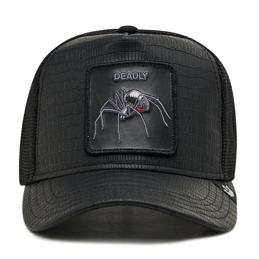 Goorin Bros. cappello in ecopelle Deadly nero - unica, nero