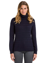 Carica l&#39;immagine nel visualizzatore di Gallery, NORTH SAILS 091145 Maglione A Collo Alto Donna Blu Cotone e Cashmere
