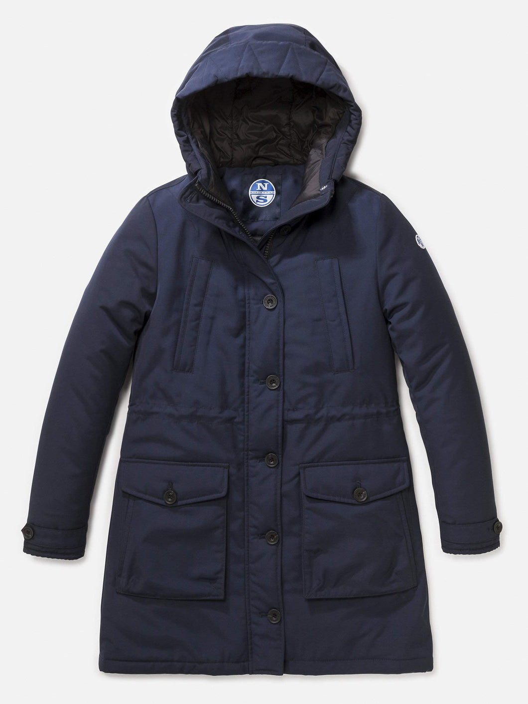 North Sails Donna Giacca La Rochelle con Polsini Regolabili in Blu Navy - M