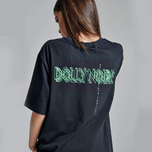 Carica l&#39;immagine nel visualizzatore di Gallery, Dolly Noire T-Shirt Logo Wireframe Black Nera XS
