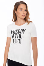 Carica l&#39;immagine nel visualizzatore di Gallery, FREDDY - T-Shirt Elasticizzata con Paillettes
