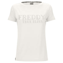 Carica l&#39;immagine nel visualizzatore di Gallery, FREDDY T-Shirt Donna Comfort in Jersey Viscosa con Strass
