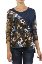 Carica l&#39;immagine nel visualizzatore di Gallery, Desigual T-Shirt Manica Lunga Donna TS KIRUNE 18WWTK93 Graphic Tee m Blu
